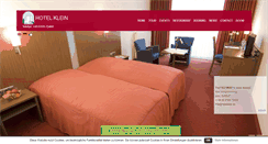 Desktop Screenshot of hotelklein.com