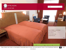 Tablet Screenshot of hotelklein.com